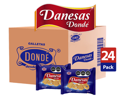 Danesas 120g - Caja con 12 paquetes de 120g cada uno