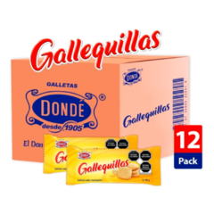Gallequillas 180g - Caja con 12 paquetes de 180g - Galletas Dondé