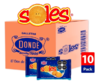 Soles 180g - Caja con 10 paquetes de 180g cada uno