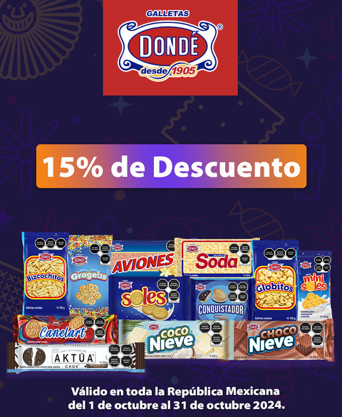 Imagen del carrusel Galletas Dondé