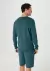 Blusão Básico Masculino Em Tricô E Gola V - Verde - comprar online
