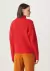 Blusão Feminino Em Tricô Gola Alta Hering - Vermelho na internet