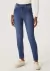 Calça Jeans Feminina Skinny Cintura Média Hering - Azul na internet