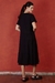 Vestido Longo Camadas Silk Preto - comprar online