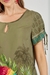 Vestido T-shirt Estampado Araras Verde Malagueta na internet