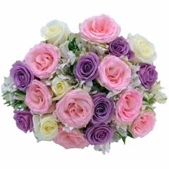 Bouquet of 20 Mixed Roses