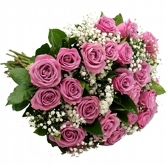 Beautiful Bouquet of 30 Lilac Roses