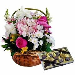 Secret Garden and Chocolates Basket