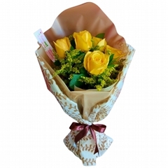Buquê 6 Rosas Amarelas - comprar online