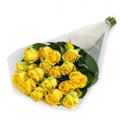 Twenty Yellow Roses Bouquet