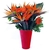 Tropical Red Vase