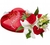Lindt Heart, Roses, and Lilies
