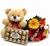 Gerbera Bouquet, Ferrero, and Teddy Bear