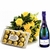 Rosas Amarelas e Champanhe Francesa, Veuve du Vernay e Ferrero