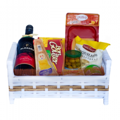 Wine, Cheeses, and More Basket