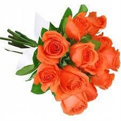 Beautiful Orange Roses Bouquet