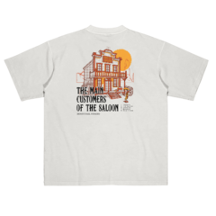 Camiseta Oodles "Saloon" Off-White