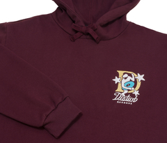 Moletom Disturb Stolen Vinyl Hoodie In Burgundy - comprar online