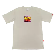 CAMISETA ESCH AIRBRUSH FIRE OFF WHITE