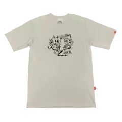 Camiseta Esch GOOD N EVIL OFF WHITE