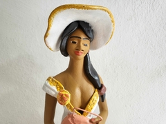Escultura Boneca De Barro Nordestina Mestre Luiz Galdino - comprar online