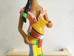 Escultura Boneca De Barro Nordestina Mestre Luiz Galdino na internet