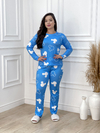 Pijama Longo De Inverno Full - Mickey Cabeça F.Azul (862)