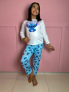 Pijama Longo De Inverno Infantil - Stitch Love (165)