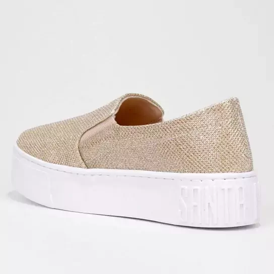 Slip on sales dourado santa lolla