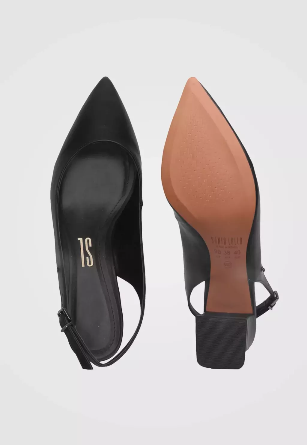 Scarpin santa hotsell lolla boneca preto