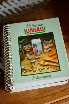 Coleção de livros "200 Receitas União" - INCLUI CASE (anos 80) - comprar online