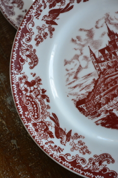 Prato raso "Paisagem de Castelo" porcelana Real - comprar online