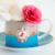 Xícara de Chá Medallion Azul - comprar online
