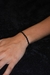 Pulsera de acero negro