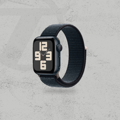 Apple Watch SE 40mm Midnight Aluminum Case with MIDNIGHT Sport Loop MRE03LL/A