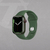Apple Watch Series 7 41mm Green Aluminum Case Clover Sport Band MKN03LL/A