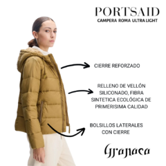 Imagen de Campera Portsaid Roma Ultra Light Puffer Corta