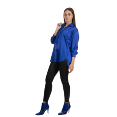 Camisa Victoria Ates Zante Azul - tienda online
