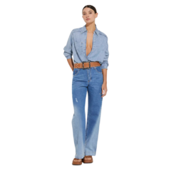 Pantalon Tucci Wide Leg Blue Summer GRANACA