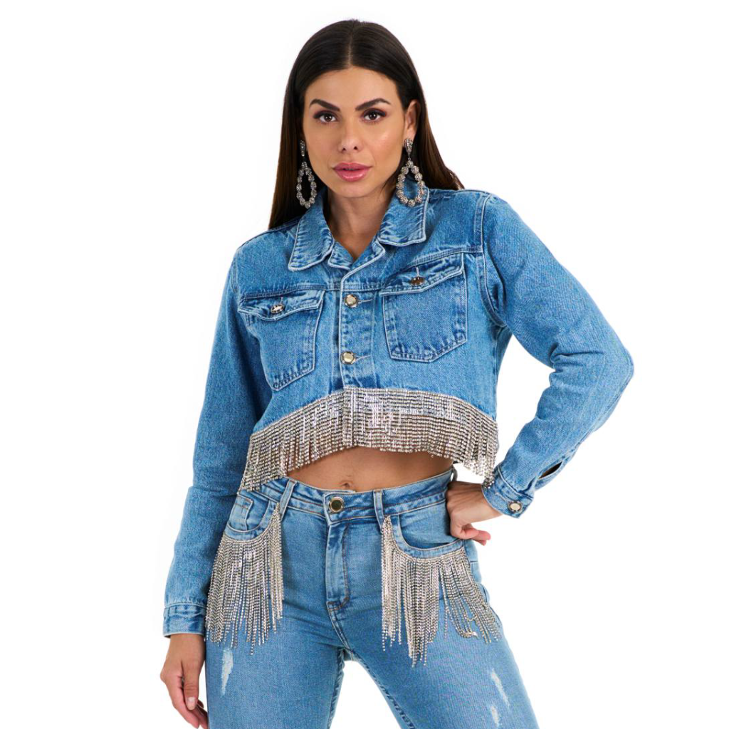 JAQUETA CROPPED BPL681 BUPHALLOS GA Western Store