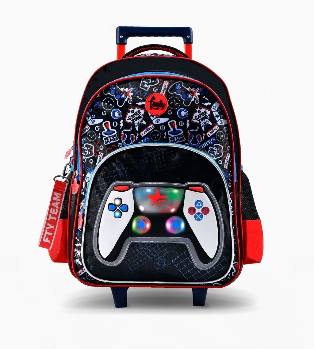 Mochila Con Carro Footy Luz 18Futbol Niños - Tienda Podium