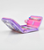 DESPLEGABLE 1 PISO SHINY UNICORN FUCSIA - Footy Arg