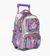 MOCHILA CARRO 18″ FLOWERS LILA - Footy Arg