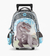 MOCHILA CARRO 18″ T-REX AZUL CON LUZ LED