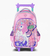 MOCHILA CARRO 18″ UNICORN WINGS VIOLETA CON LUZ LED