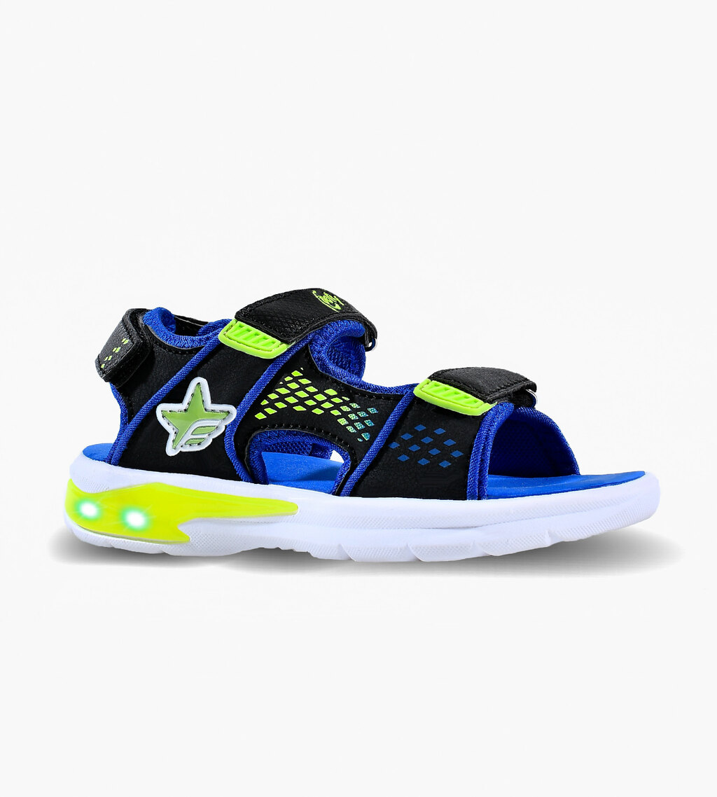 SANDALIA FOOTY AZUL CON LUCES LED