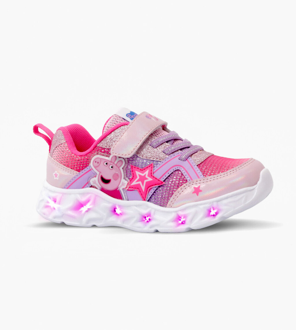 PEPPA PIG SUPER STAR FUCSIA CON LUZ AL PISAR T.23 28