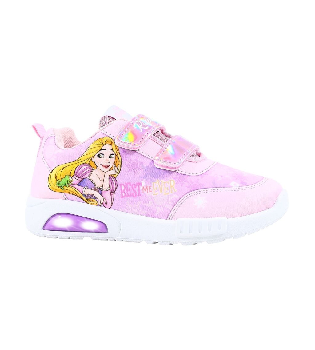 zapatilla rapunzel footy rosa luz al pisar