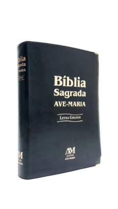Bíblia Sagrada Ave Maria Letra Grande -Brochura – Editora Ave Maria - Padre Reus.