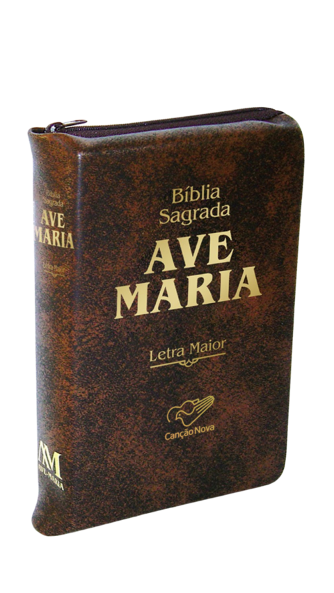 Bíblia Sagrada Ave Maria Bolso Com Zipper - Pequena – Padre Reus